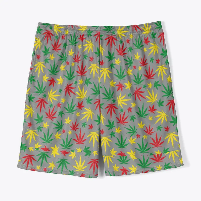 Leaf jersey shorts 