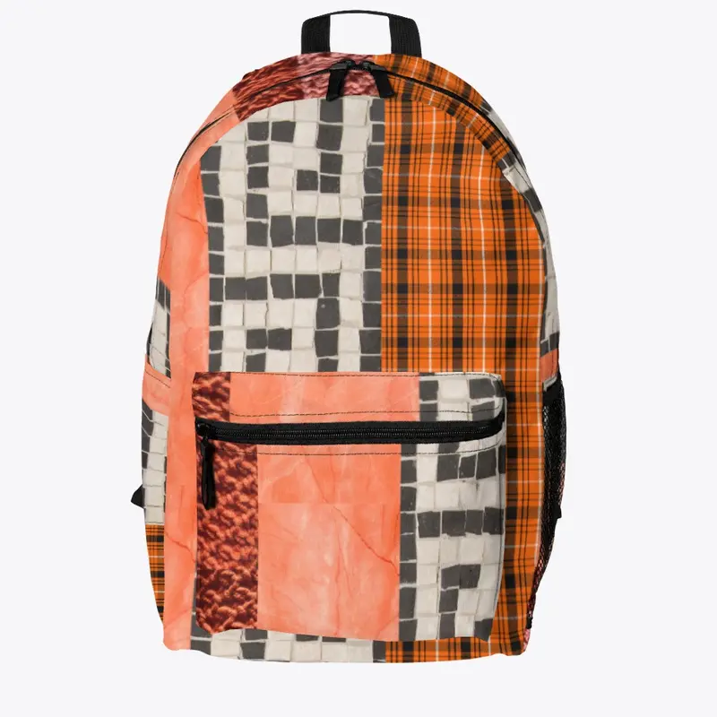 Orange rope backpack 