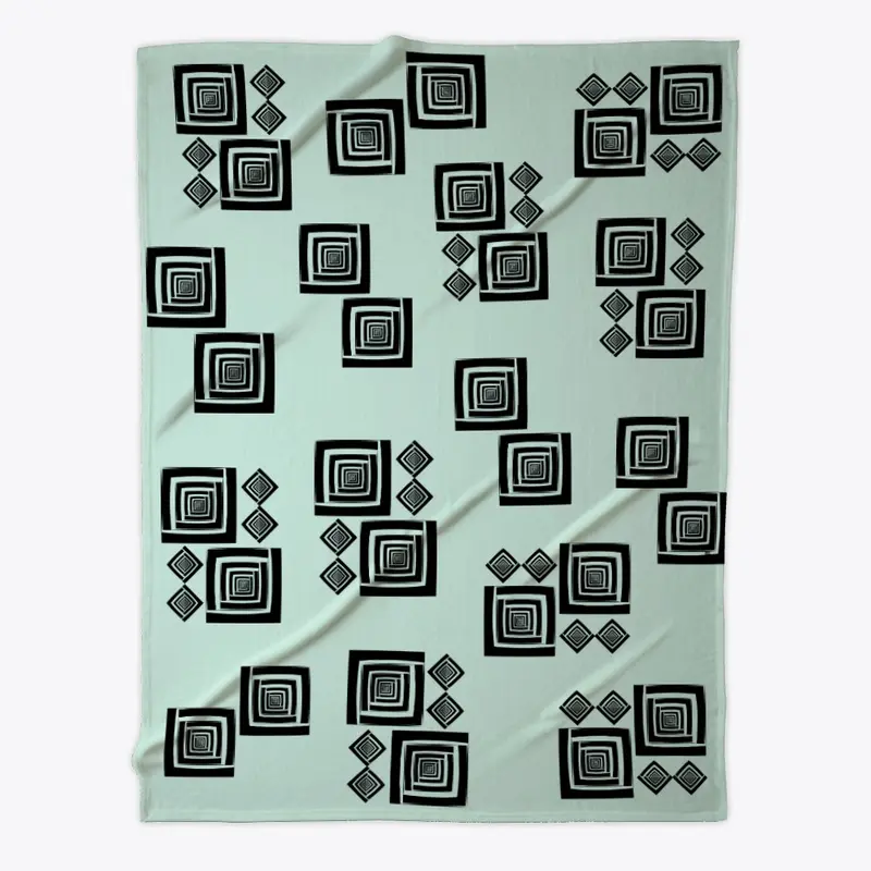 Square design blanket 