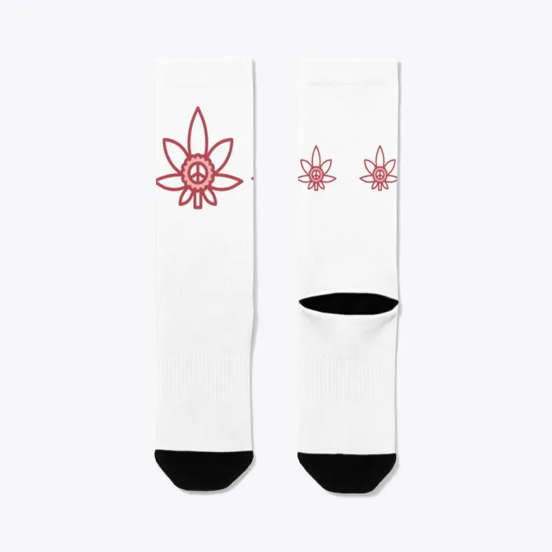 3 peace socks