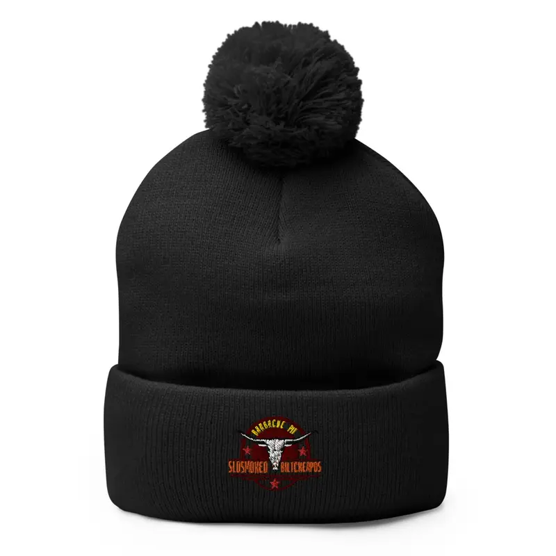 Slosmoked beanie toboggan hat