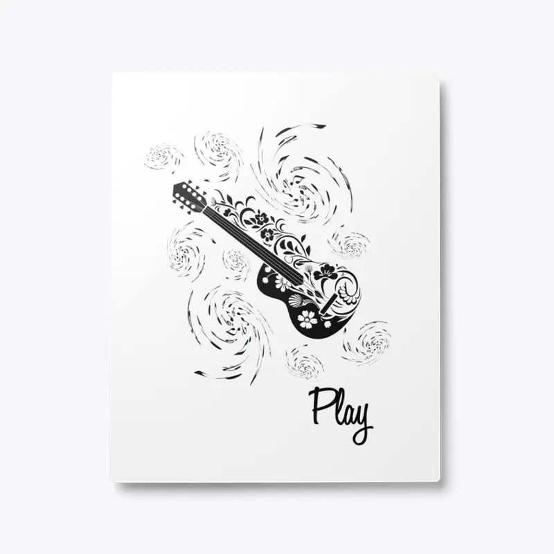 Floral guitar 