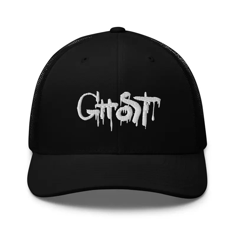 Ghost trucker hat 