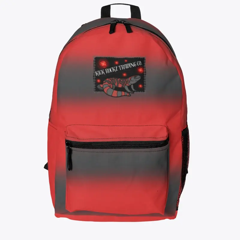 Red fade backpack 