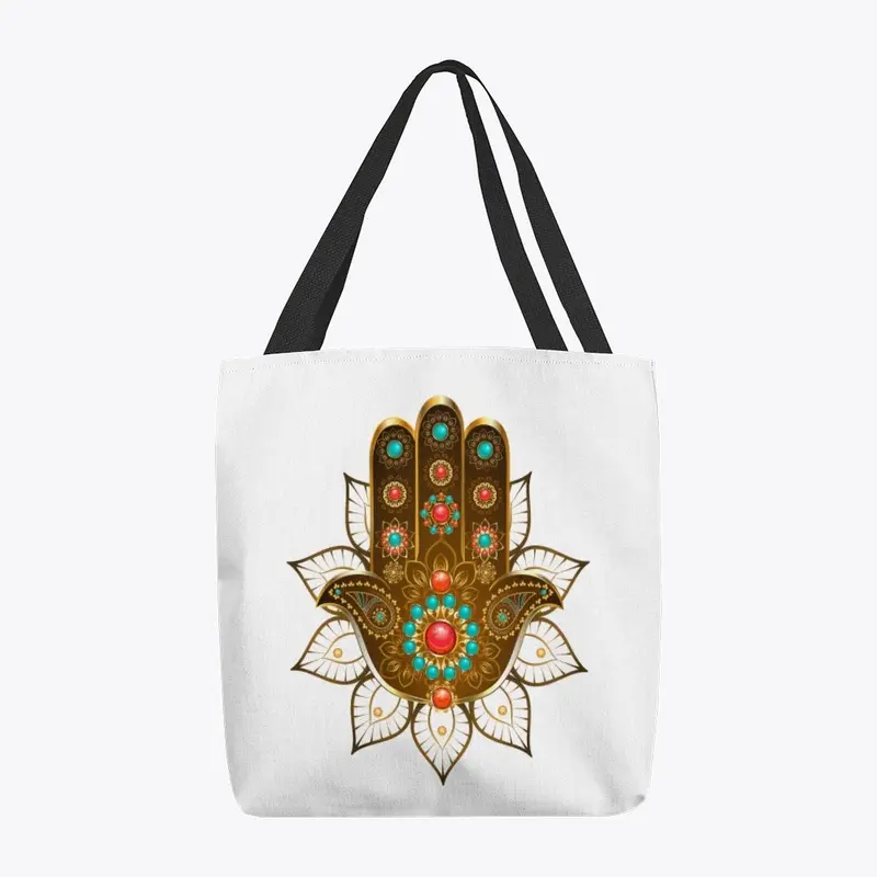 Palmistry tote bag 