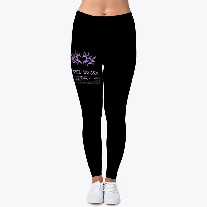 Purple flame leggings 