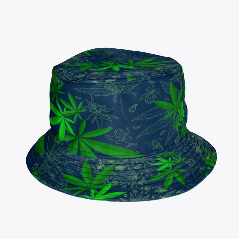 Cannabis bucket hat 