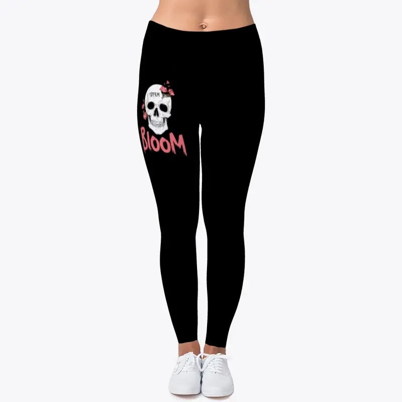 Bloom skull leggings 