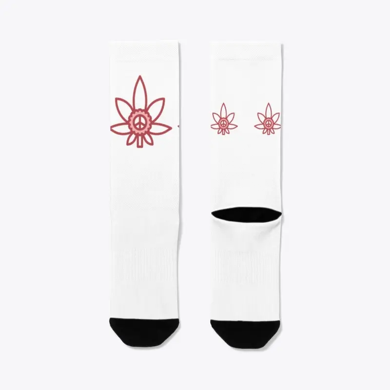 3 peace socks