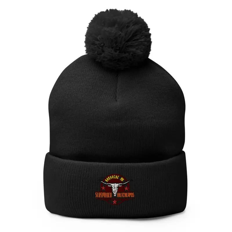 Slosmoked beanie toboggan hat