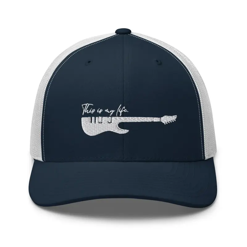 Guitar trucker hat 