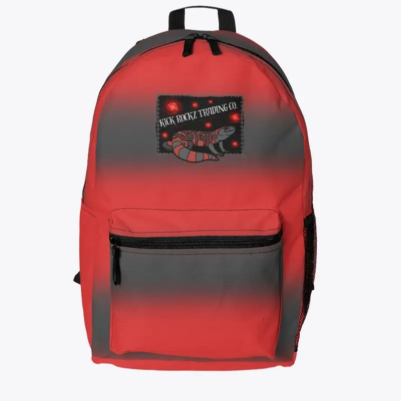 Red fade backpack 